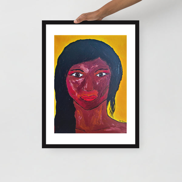 The Colors of Her Soul Framed poster