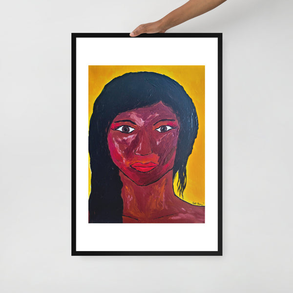 The Colors of Her Soul Framed poster